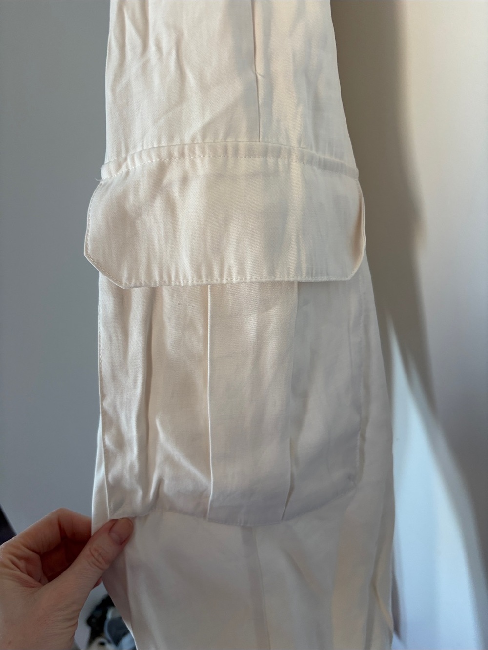 Dynamite Off-White High-Waist Trousers - Picture 4 of 8
